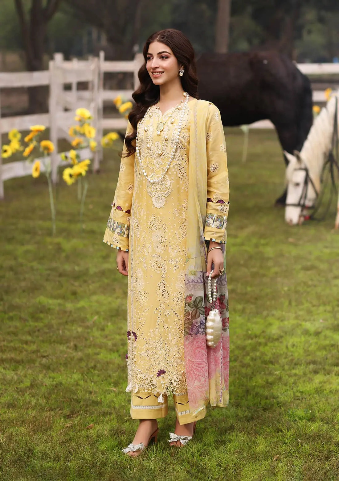 Kahf Premium | Festive Lawn 24 | KFL-05 SAHAR by Designer Kahf Premium - House of Maryam - Pakistani Designer Ethnic Wear in {{ shop.shopifyCountryName }}