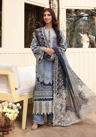 Kahf Premium | Festive Lawn 24 |KFL-04 KINZA -  Kahf Premium Luxury - Original Designer Dress - House of Maryam