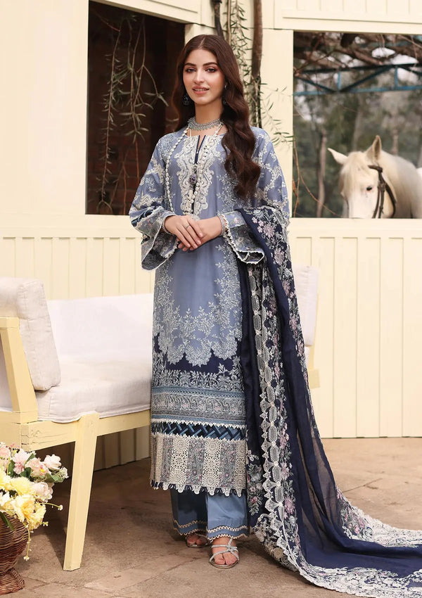Kahf Premium | Festive Lawn 24 |KFL-04 KINZA -  Kahf Premium Luxury - Original Designer Dress - House of Maryam
