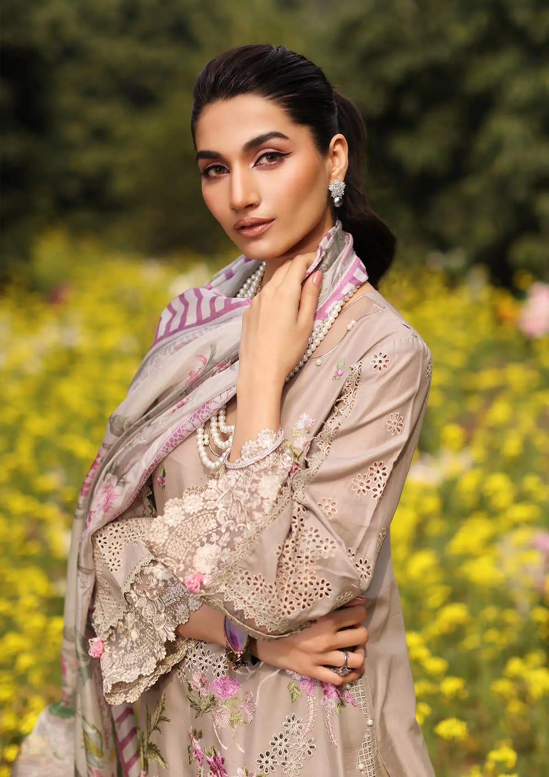 Kahf Premium | Festive Lawn 24 | KFL-12 HEER -  Kahf Premium Luxury - Original Designer Dress - House of Maryam