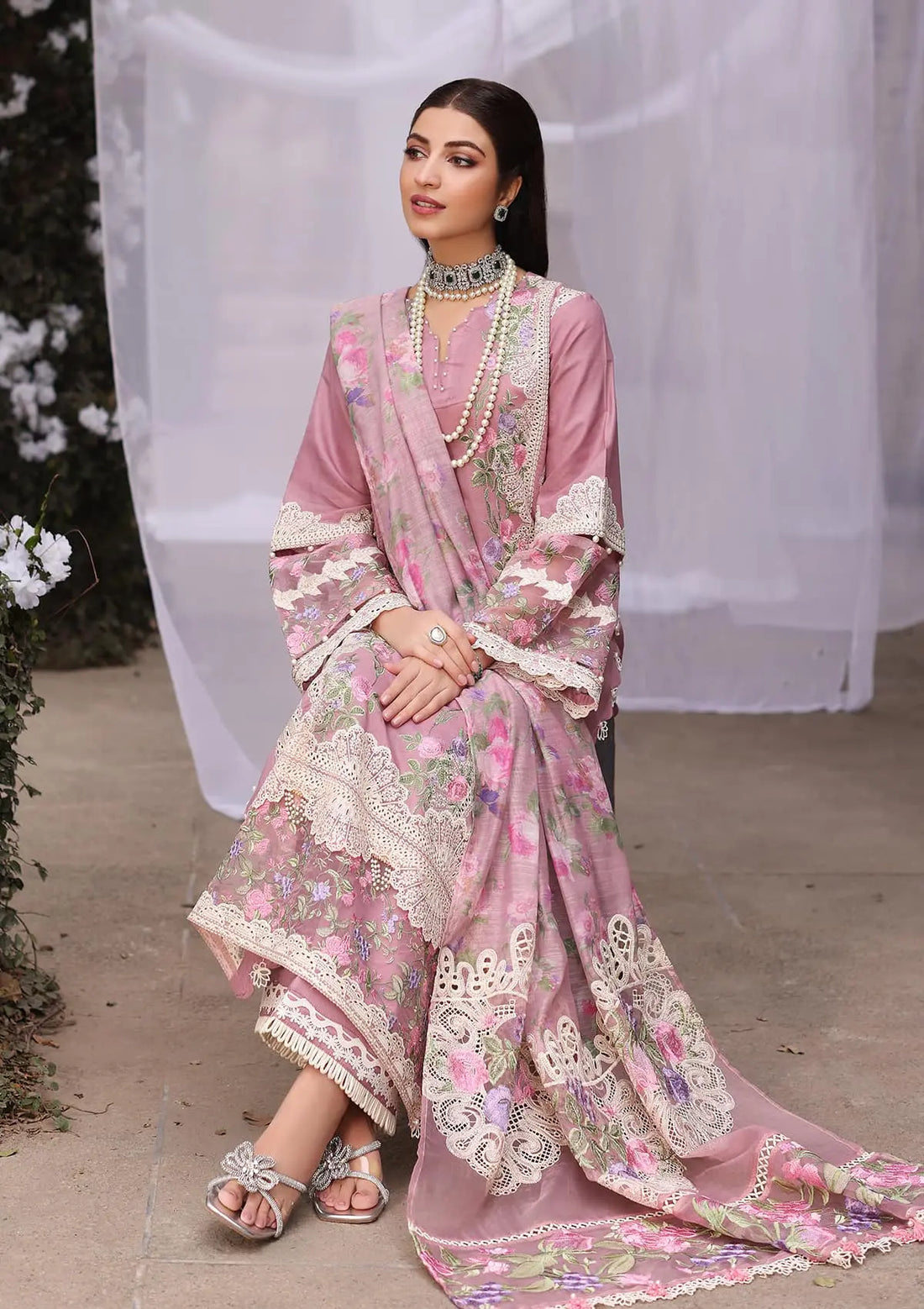 Kahf Premium | Festive Lawn 24 | KFL-03 SASSI -  Kahf Premium Luxury - Original Designer Dress - House of Maryam