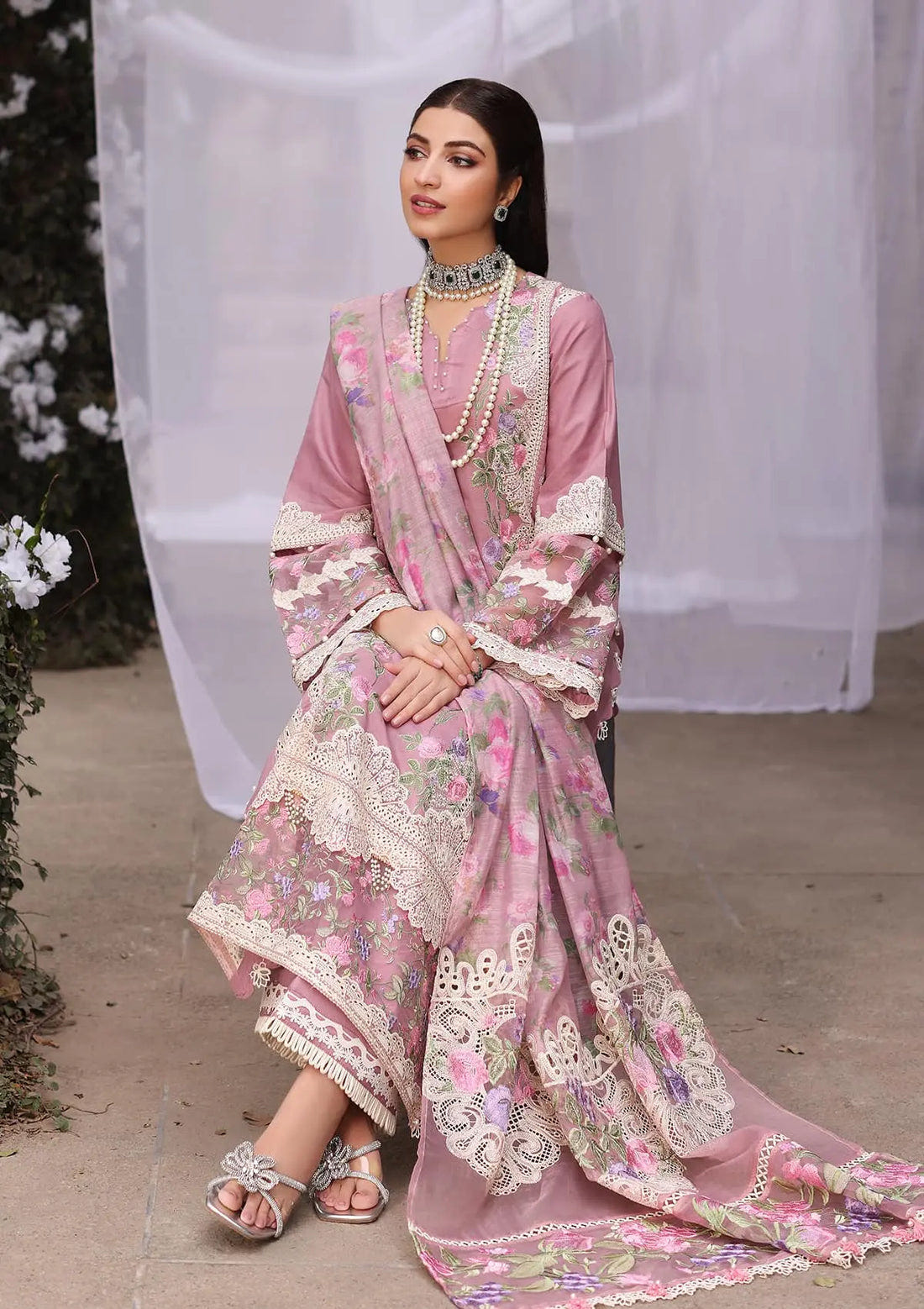 Kahf Premium | Festive Lawn 24 | KFL-03 SASSI -  Kahf Premium Luxury - Original Designer Dress - House of Maryam