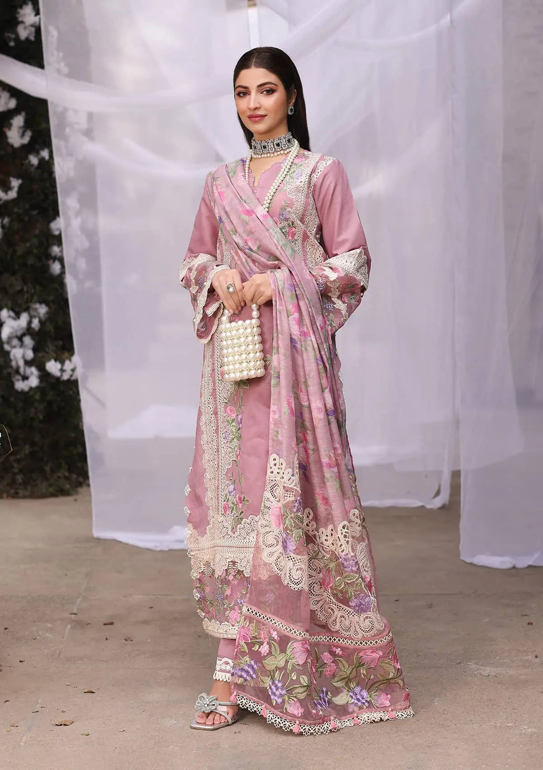 Kahf Premium | Festive Lawn 24 | KFL-03 SASSI -  Kahf Premium Luxury - Original Designer Dress - House of Maryam