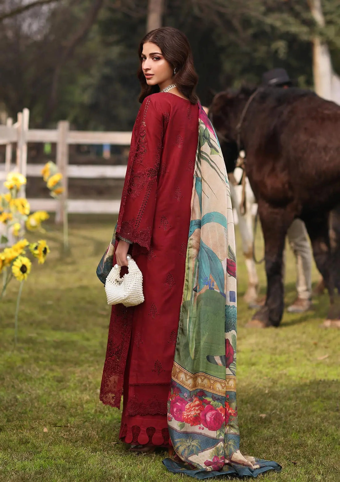 Kahf Premium | Festive Lawn 24 | KFL-02 ALORA -  Kahf Premium Luxury - Original Designer Dress - House of Maryam
