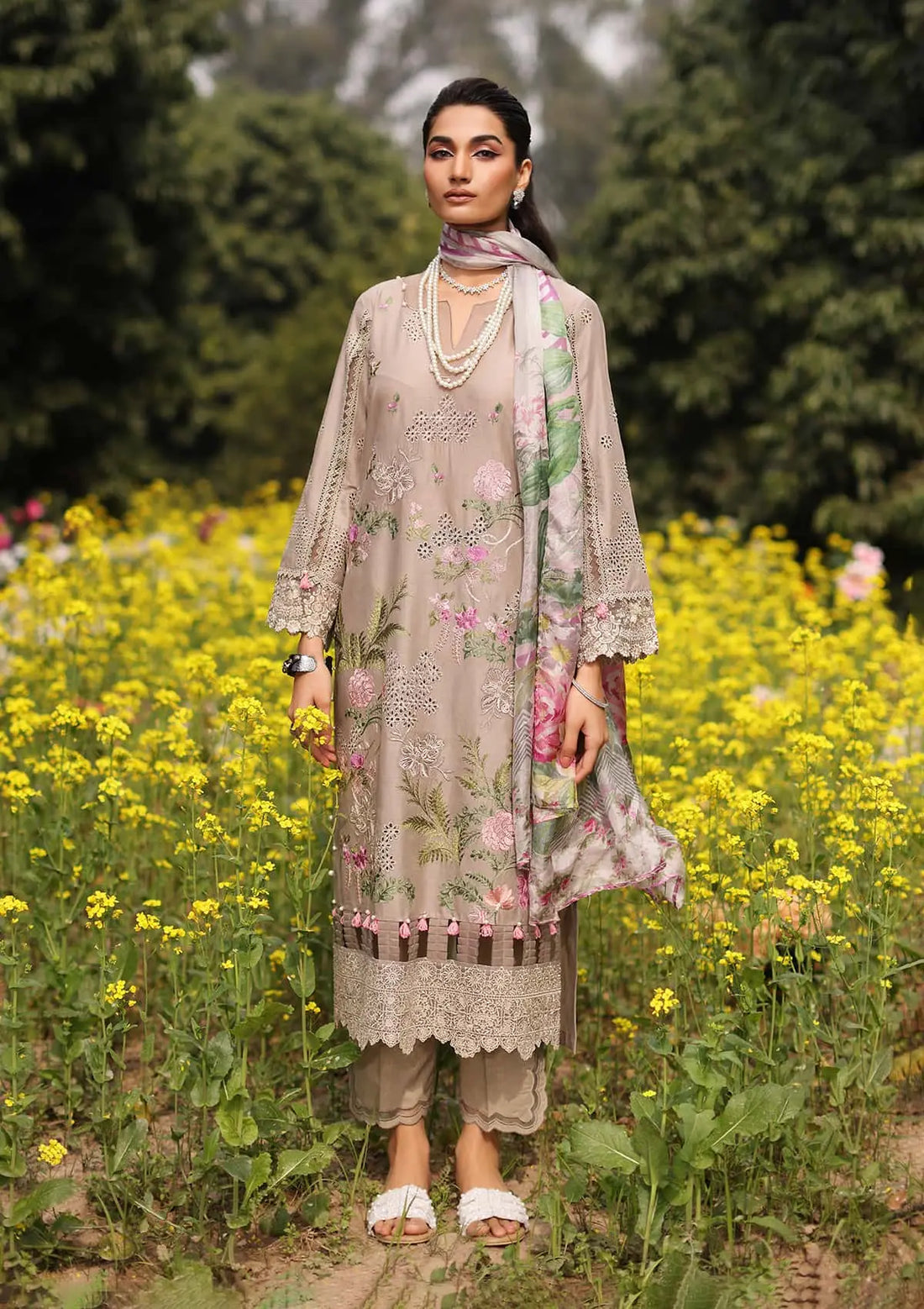 Kahf Premium | Festive Lawn 24 | KFL-12 HEER -  Kahf Premium Luxury - Original Designer Dress - House of Maryam