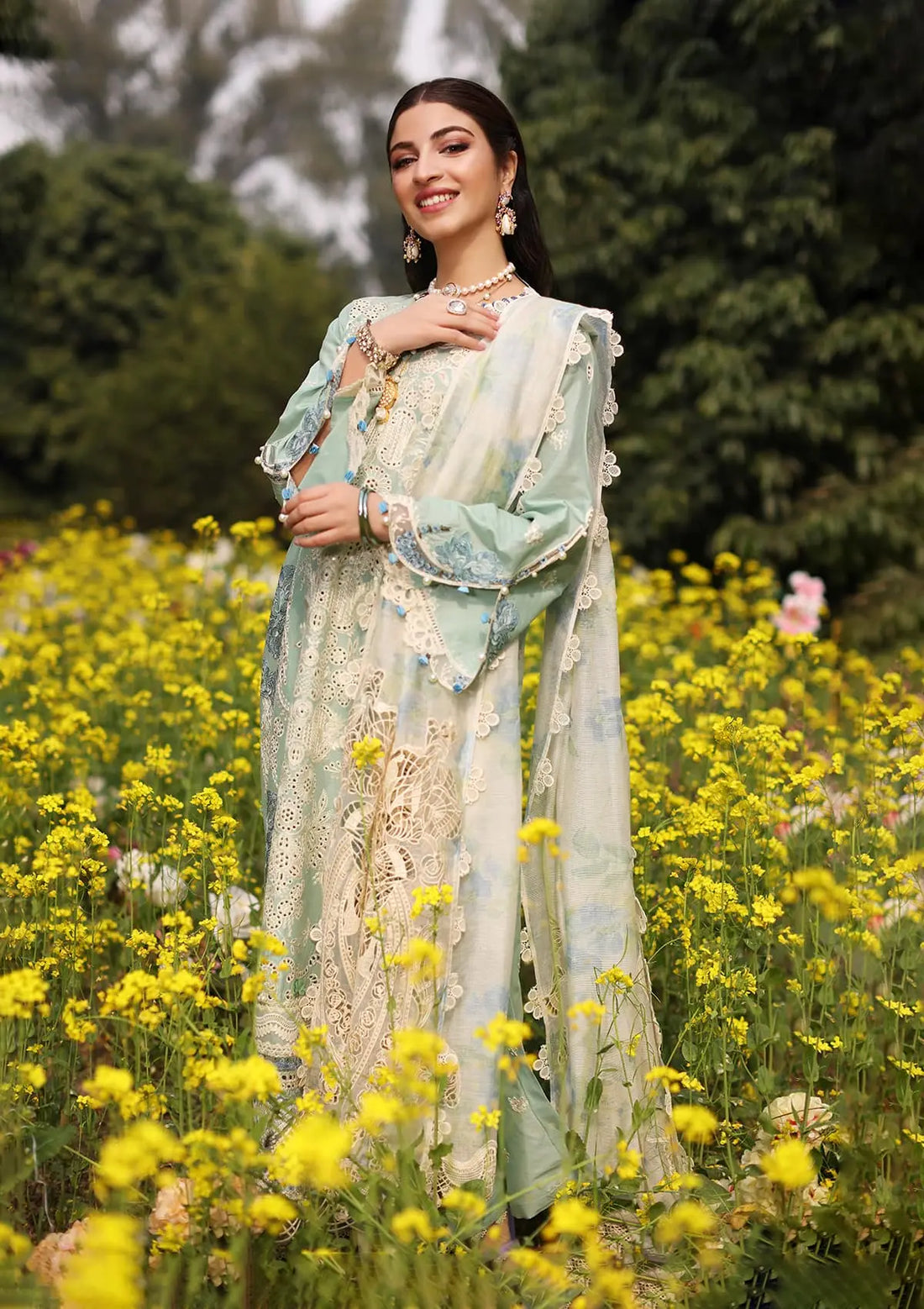 Kahf Premium | Festive Lawn 24 | KFL-01 TABIR -  Kahf Premium Luxury - Original Designer Dress - House of Maryam