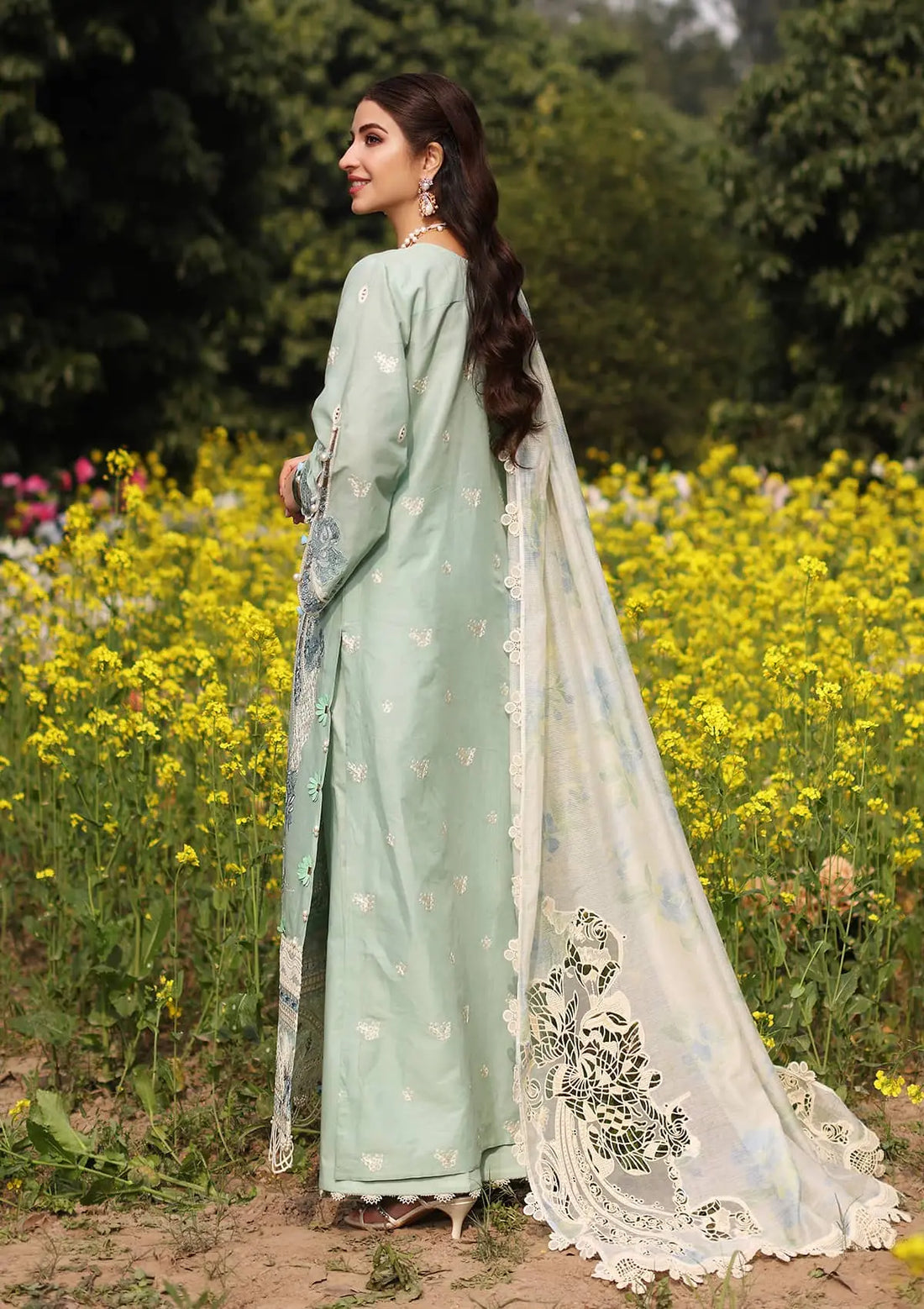 Kahf Premium | Festive Lawn 24 | KFL-01 TABIR by Designer Kahf Premium - House of Maryam - Pakistani Designer Ethnic Wear in {{ shop.shopifyCountryName }}