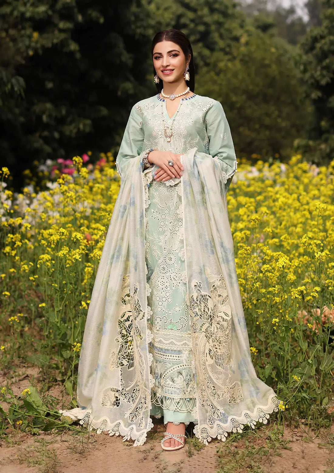 Kahf Premium | Festive Lawn 24 | KFL-01 TABIR -  Kahf Premium Luxury - Original Designer Dress - House of Maryam