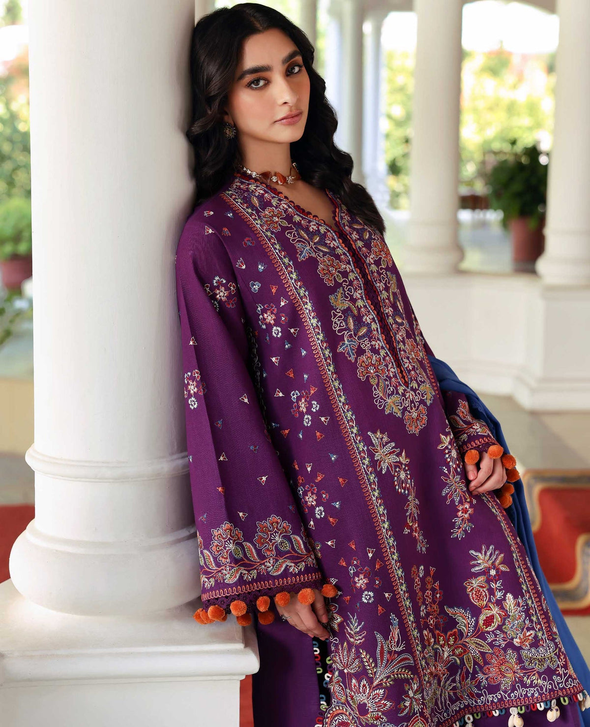 Republic Womenswear | Amaris Luxury Shawl 25 | Kaia-7
