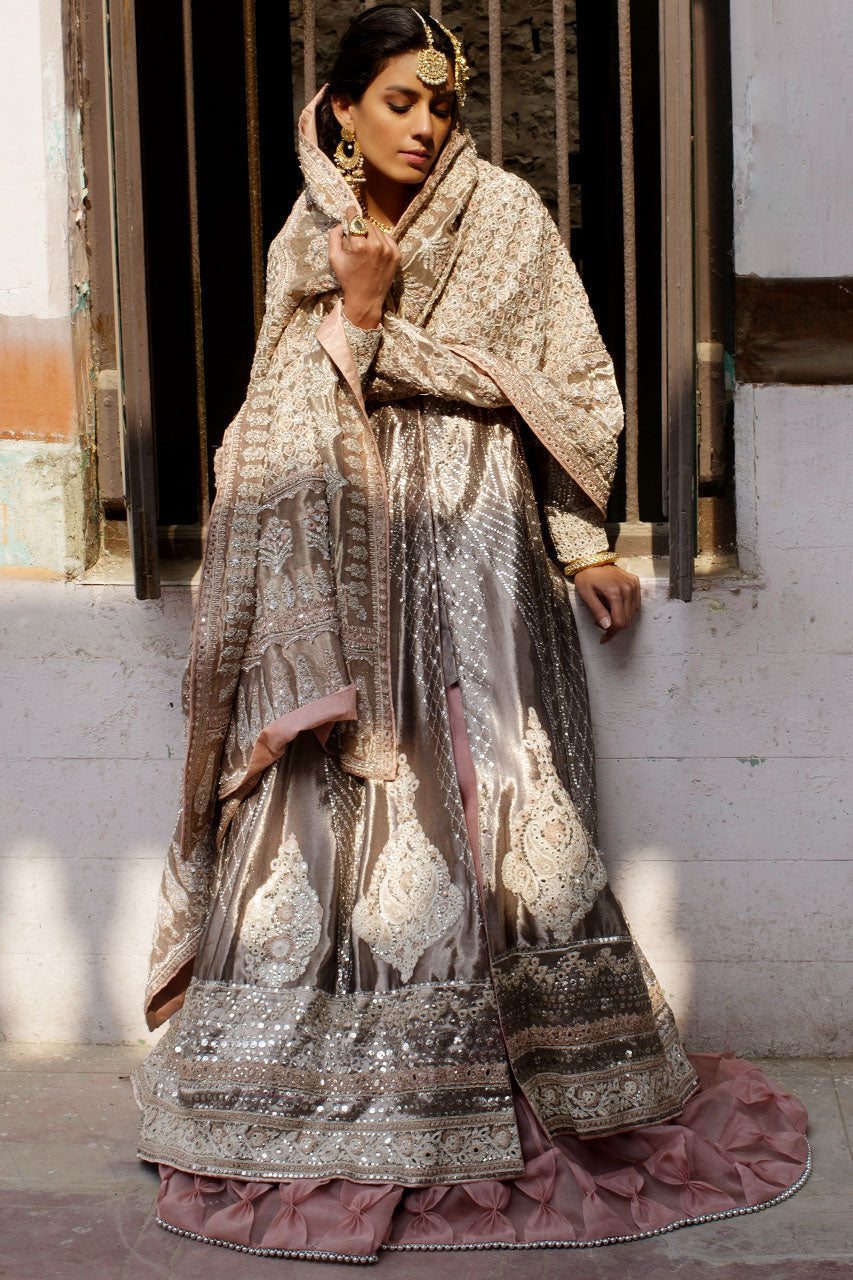 Nida Azwer | Hazaribagh Heirlooms | Kamdani Resham Bridal -  Nida Azwer Bridals - Original Designer Dress - House of Maryam