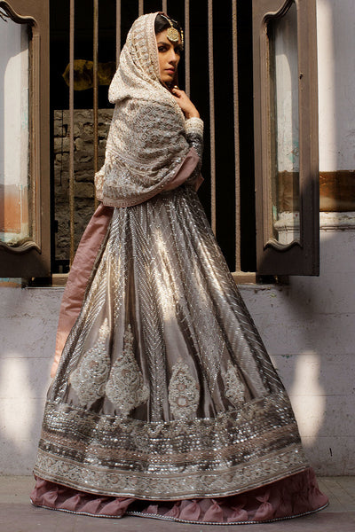 Nida Azwer | Hazaribagh Heirlooms | Kamdani Resham Bridal -  Nida Azwer Bridals - Original Designer Dress - House of Maryam