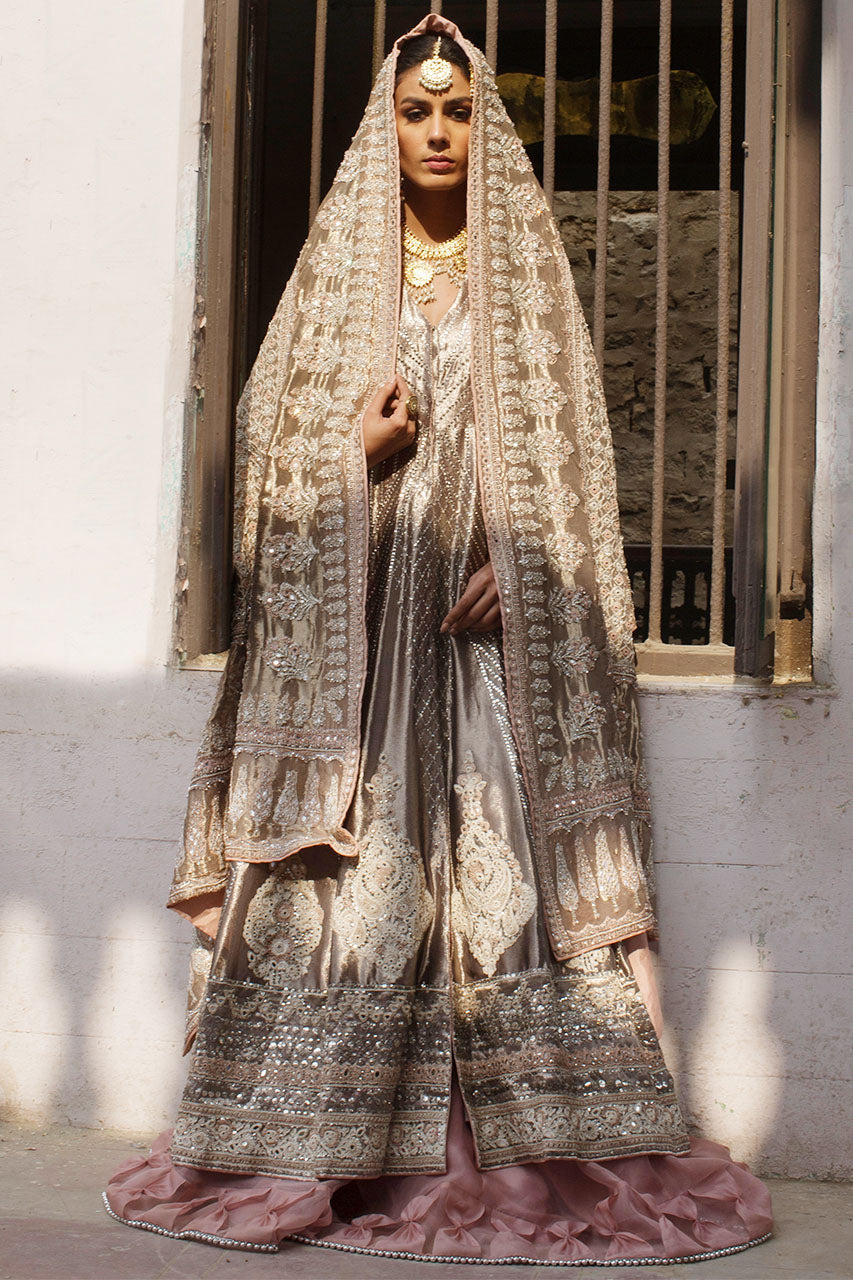 Nida Azwer | Hazaribagh Heirlooms | Kamdani Resham Bridal -  Nida Azwer Bridals - Original Designer Dress - House of Maryam
