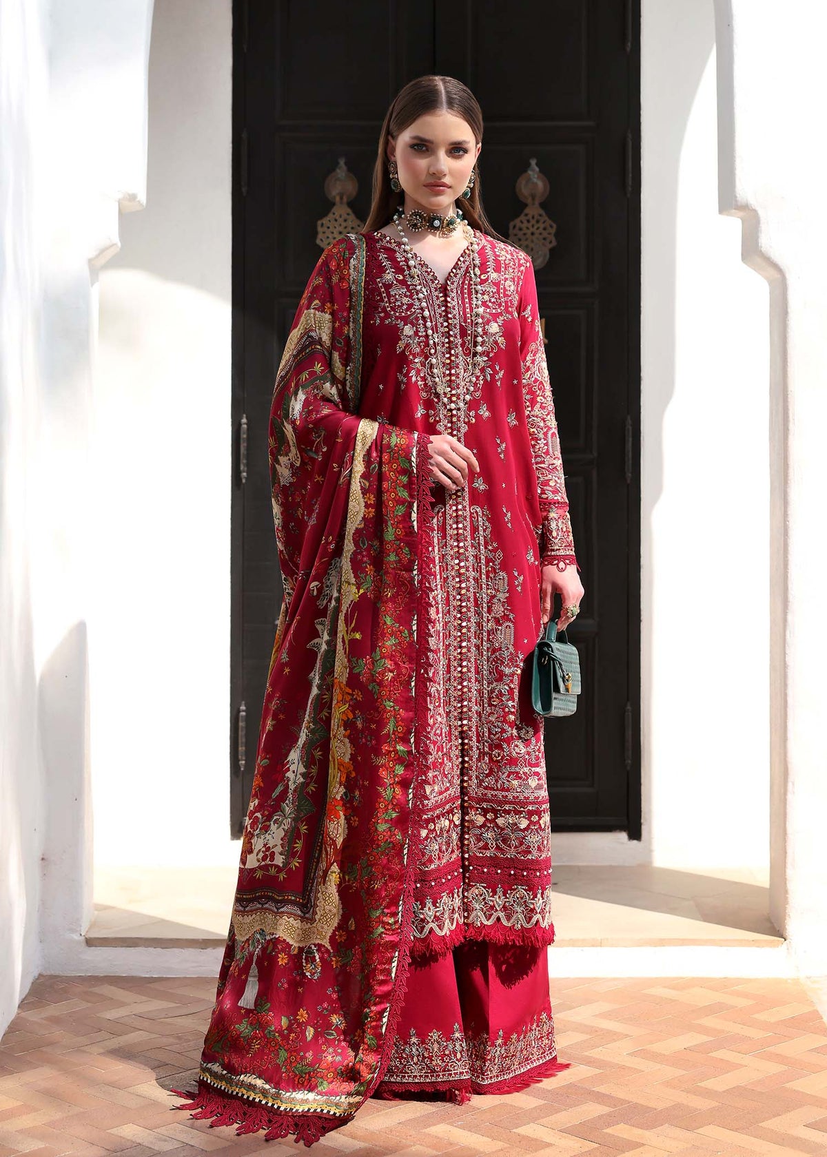 Kanwal Malik | Elysia Luxury Lawn 25 | Marina -  Kanwal Malik Ladies Clothes - Original Designer Dress - House of Maryam