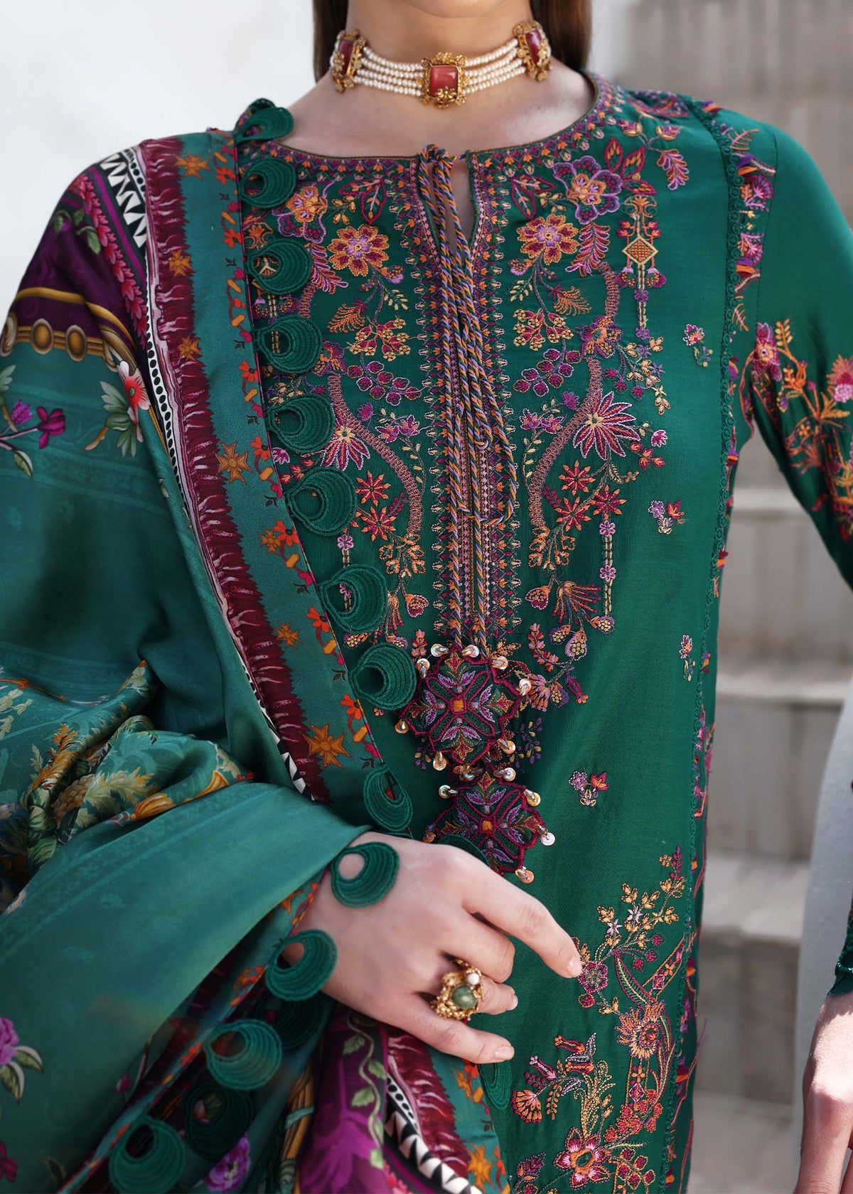 Kanwal Malik | Elysia Luxury Lawn 25 | Sierra -  Kanwal Malik Ladies Clothes - Original Designer Dress - House of Maryam