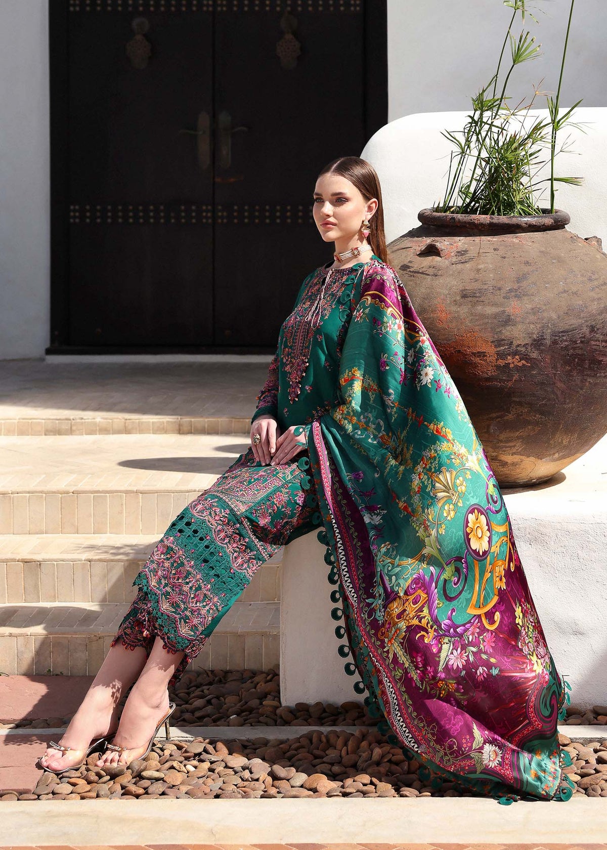 Kanwal Malik | Elysia Luxury Lawn 25 | Sierra -  Kanwal Malik Ladies Clothes - Original Designer Dress - House of Maryam