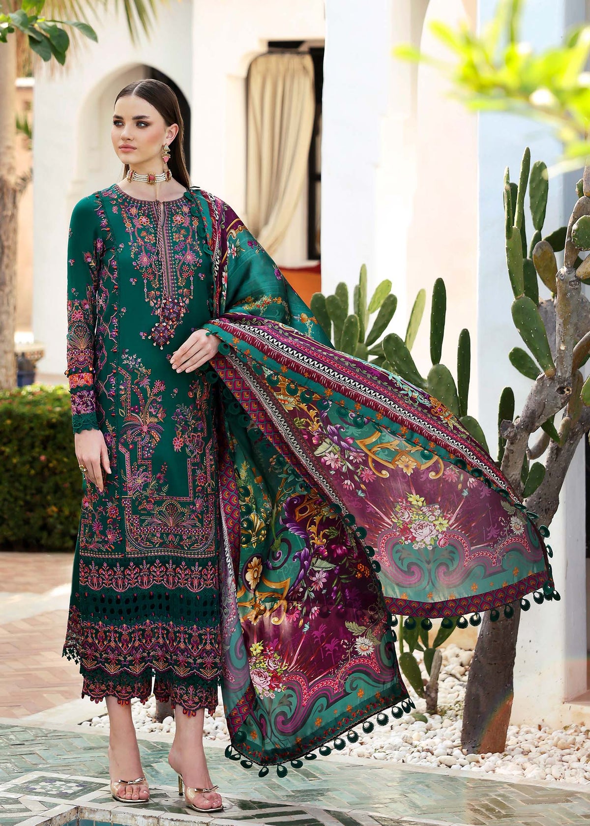 Kanwal Malik | Elysia Luxury Lawn 25 | Sierra -  Kanwal Malik Ladies Clothes - Original Designer Dress - House of Maryam