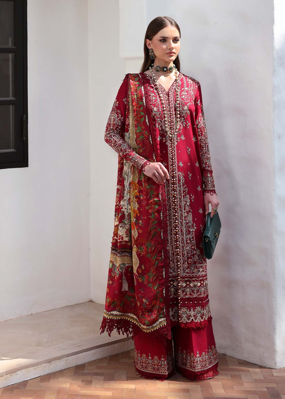 Kanwal Malik | Elysia Luxury Lawn 25 | Marina -  Kanwal Malik Ladies Clothes - Original Designer Dress - House of Maryam