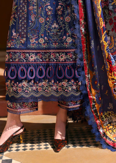 Kanwal Malik | Elysia Luxury Lawn 25 | Azure -  Kanwal Malik Ladies Clothes - Original Designer Dress - House of Maryam