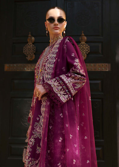 Kanwal Malik | Elysia Luxury Lawn 25 | Lavena -  Kanwal Malik Ladies Clothes - Original Designer Dress - House of Maryam