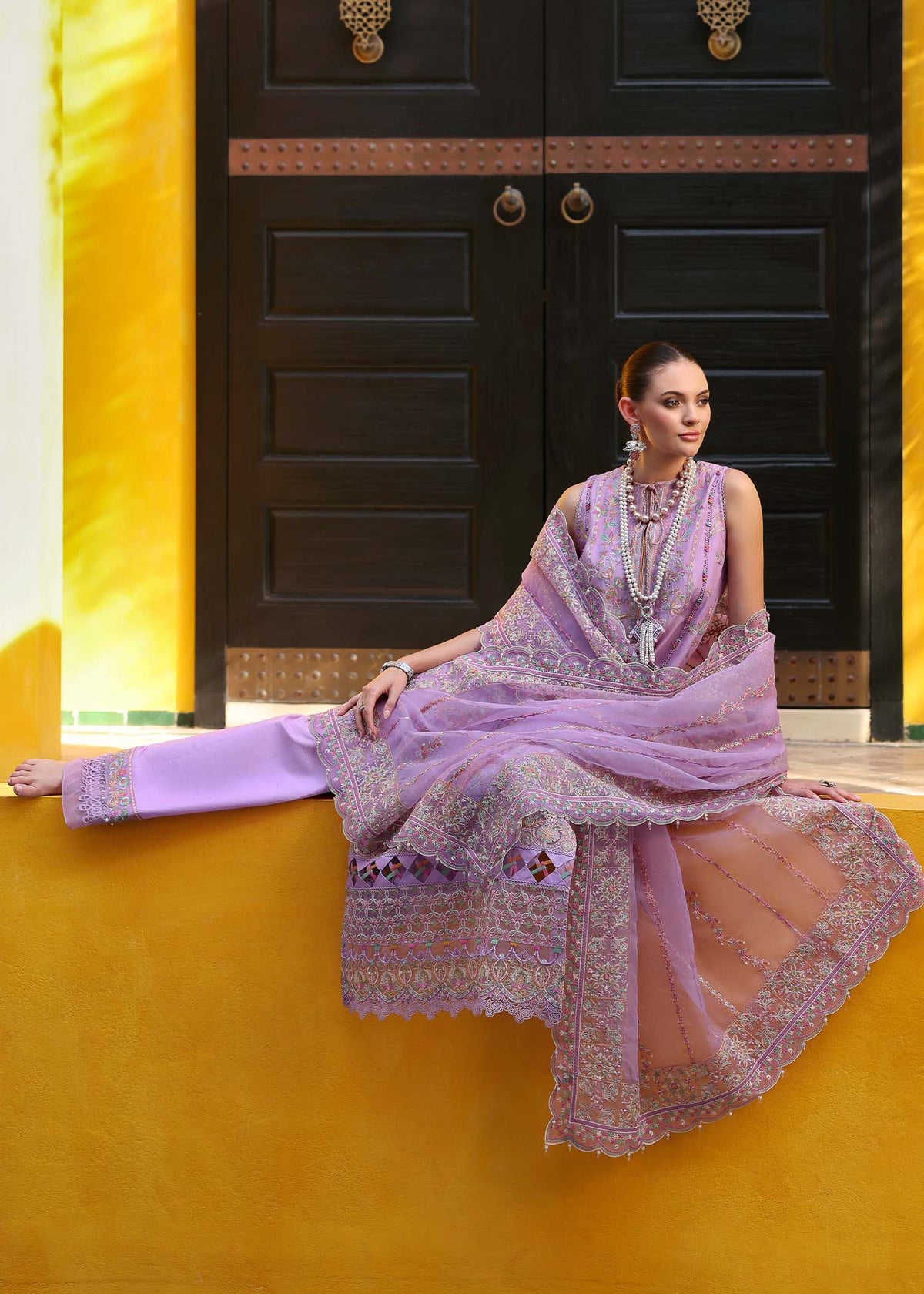 Kanwal Malik | Elysia Luxury Lawn 25 | Celia -  Kanwal Malik Ladies Clothes - Original Designer Dress - House of Maryam