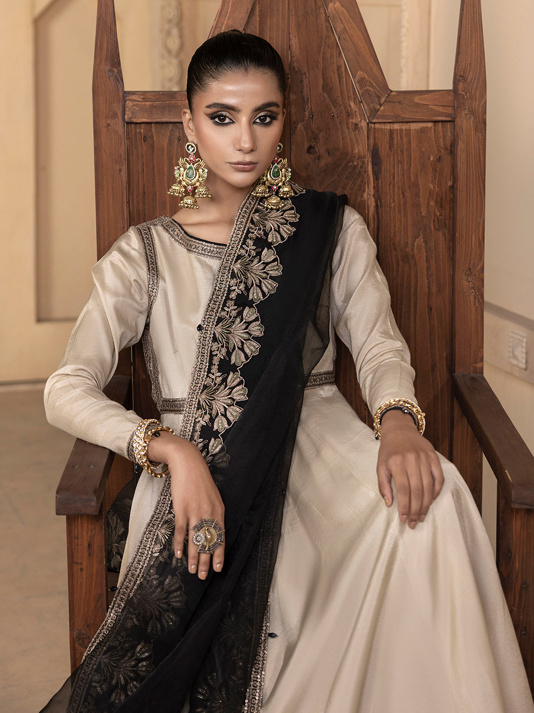 Hem Stitch | Raw Silk Edit 25 | Kaya -  Hemstitch Ladies Clothes - Original Designer Dress - House of Maryam