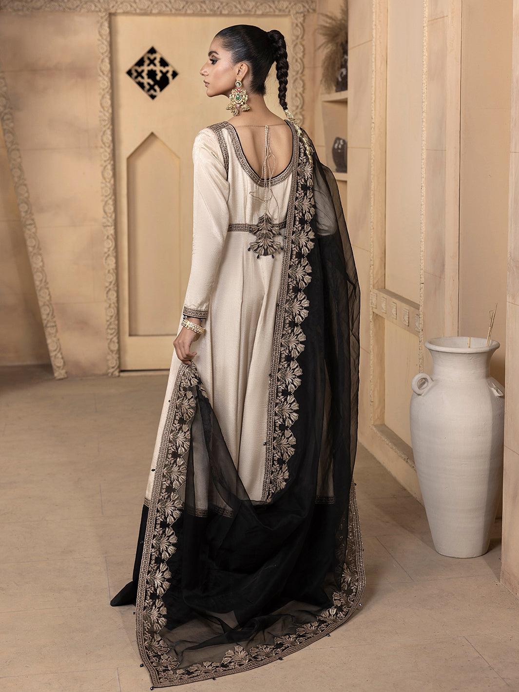 Hem Stitch | Raw Silk Edit 25 | Kaya -  Hemstitch Ladies Clothes - Original Designer Dress - House of Maryam