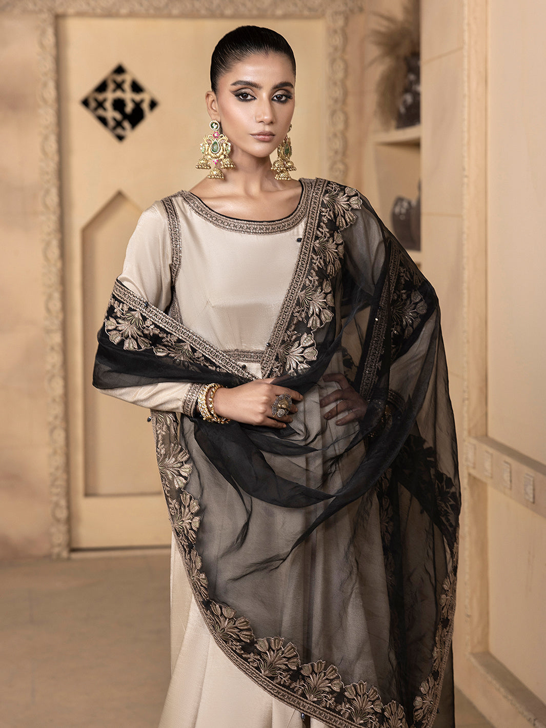 Hem Stitch | Raw Silk Edit 25 | Kaya -  Hemstitch Ladies Clothes - Original Designer Dress - House of Maryam