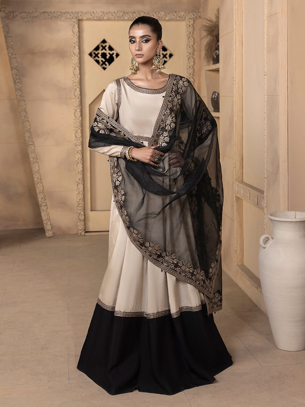 Hem Stitch | Raw Silk Edit 25 | Kaya -  Hemstitch Ladies Clothes - Original Designer Dress - House of Maryam