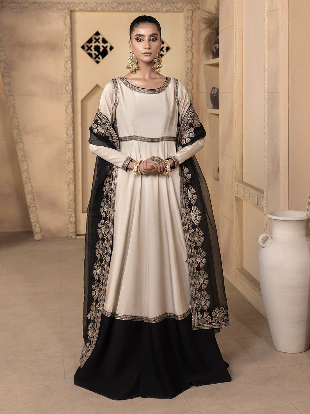 Hem Stitch | Raw Silk Edit 25 | Kaya -  Hemstitch Ladies Clothes - Original Designer Dress - House of Maryam