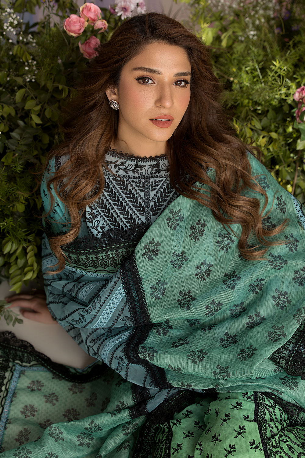 Sobia Nazir | Luxury Lawn 25 | 12A -  Sobia Nazir Ladies Clothes - Original Designer Dress - House of Maryam