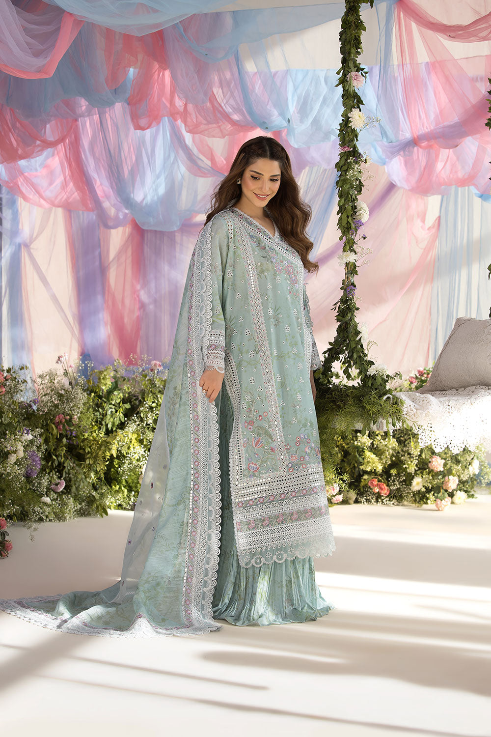 Sobia Nazir | Luxury Lawn 25 | 13A -  Sobia Nazir Ladies Clothes - Original Designer Dress - House of Maryam