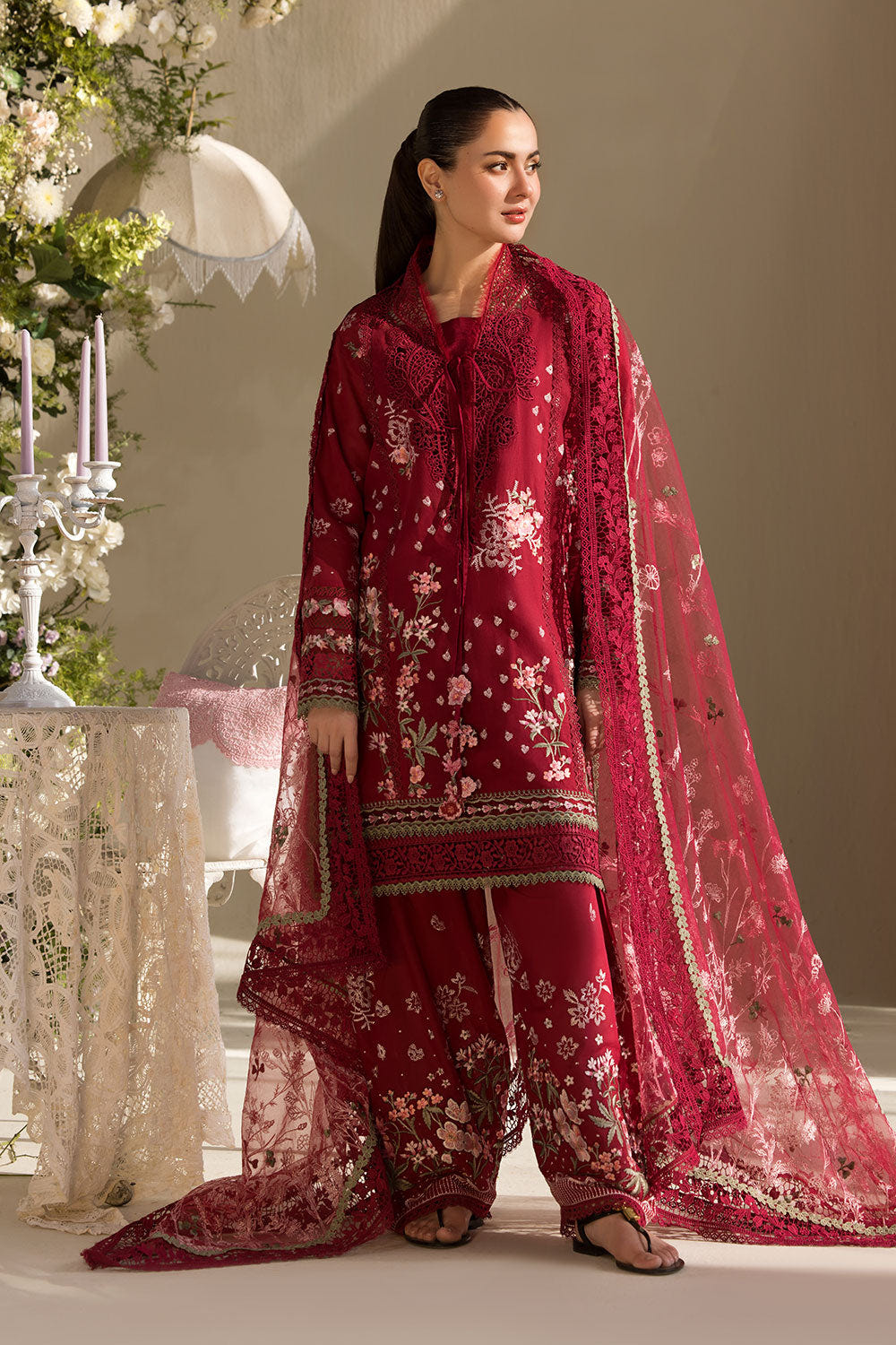 Sobia Nazir | Luxury Lawn 25 | 14A -  Sobia Nazir Ladies Clothes - Original Designer Dress - House of Maryam