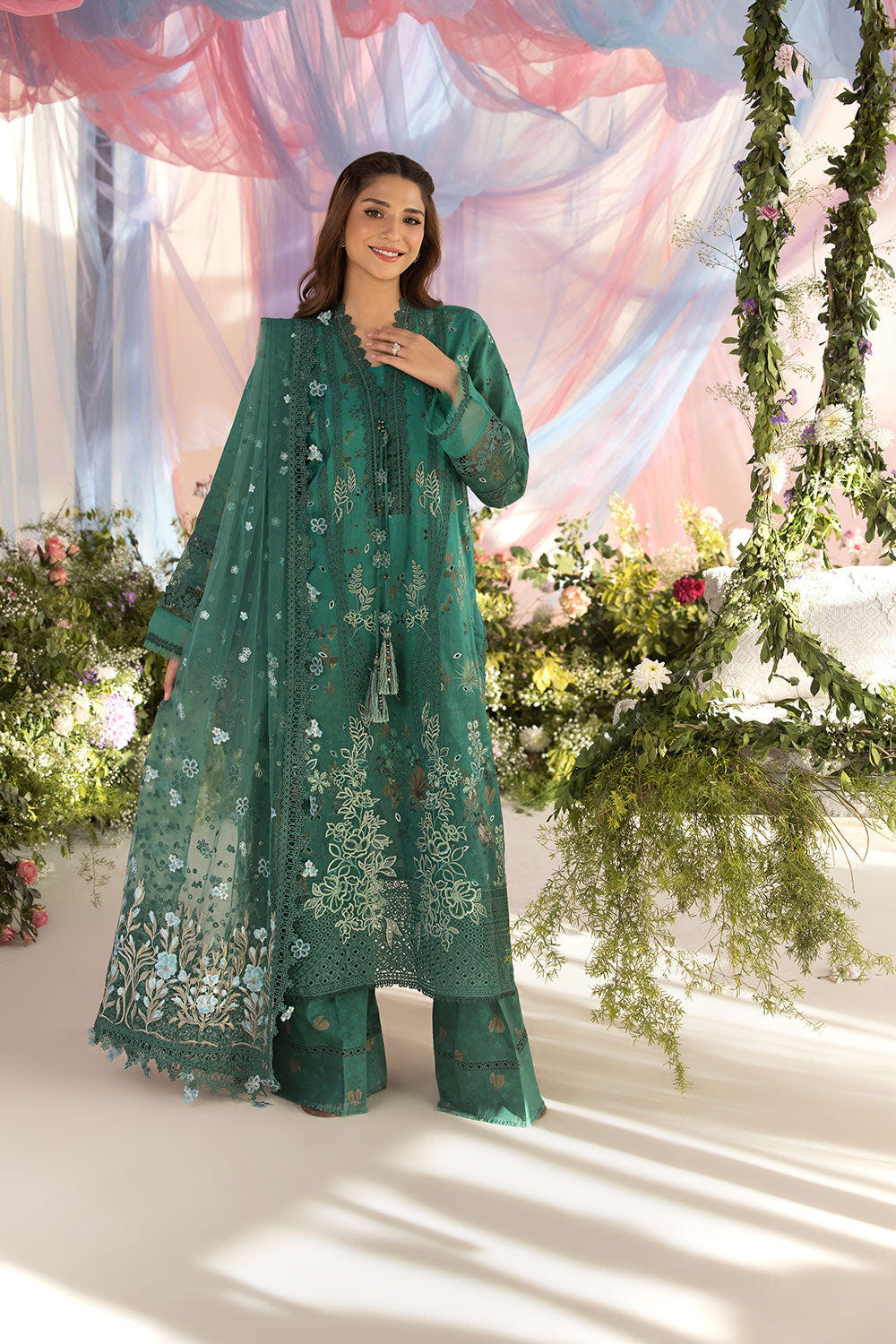 Sobia Nazir | Luxury Lawn 25 | 15B -  Sobia Nazir Ladies Clothes - Original Designer Dress - House of Maryam