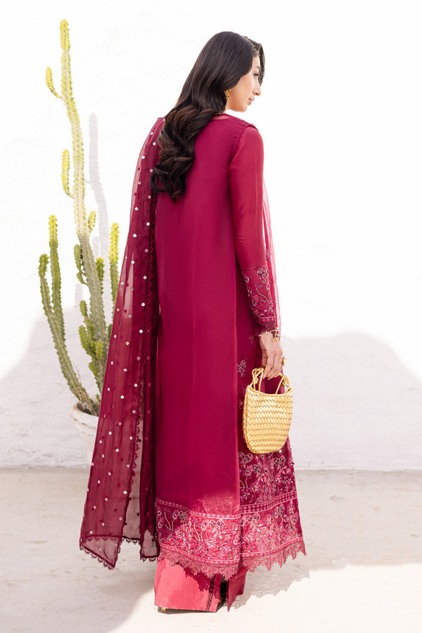 Marjjan | Elyna Lawn | LENI MP-46 (MAGENTA) -  Marjjan Ladies Clothes - Original Designer Dress - House of Maryam