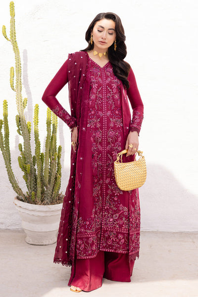 Marjjan | Elyna Lawn | LENI MP-46 (MAGENTA) -  Marjjan Ladies Clothes - Original Designer Dress - House of Maryam