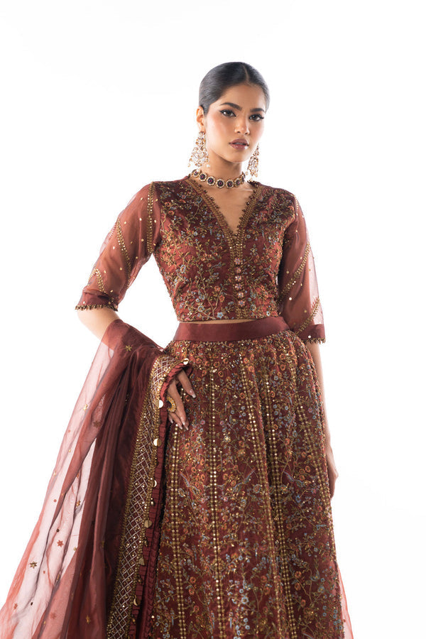 Al Karam | Luxe Formals | RTS | SHIRT, LINING, TROUSER & DUPATTA C