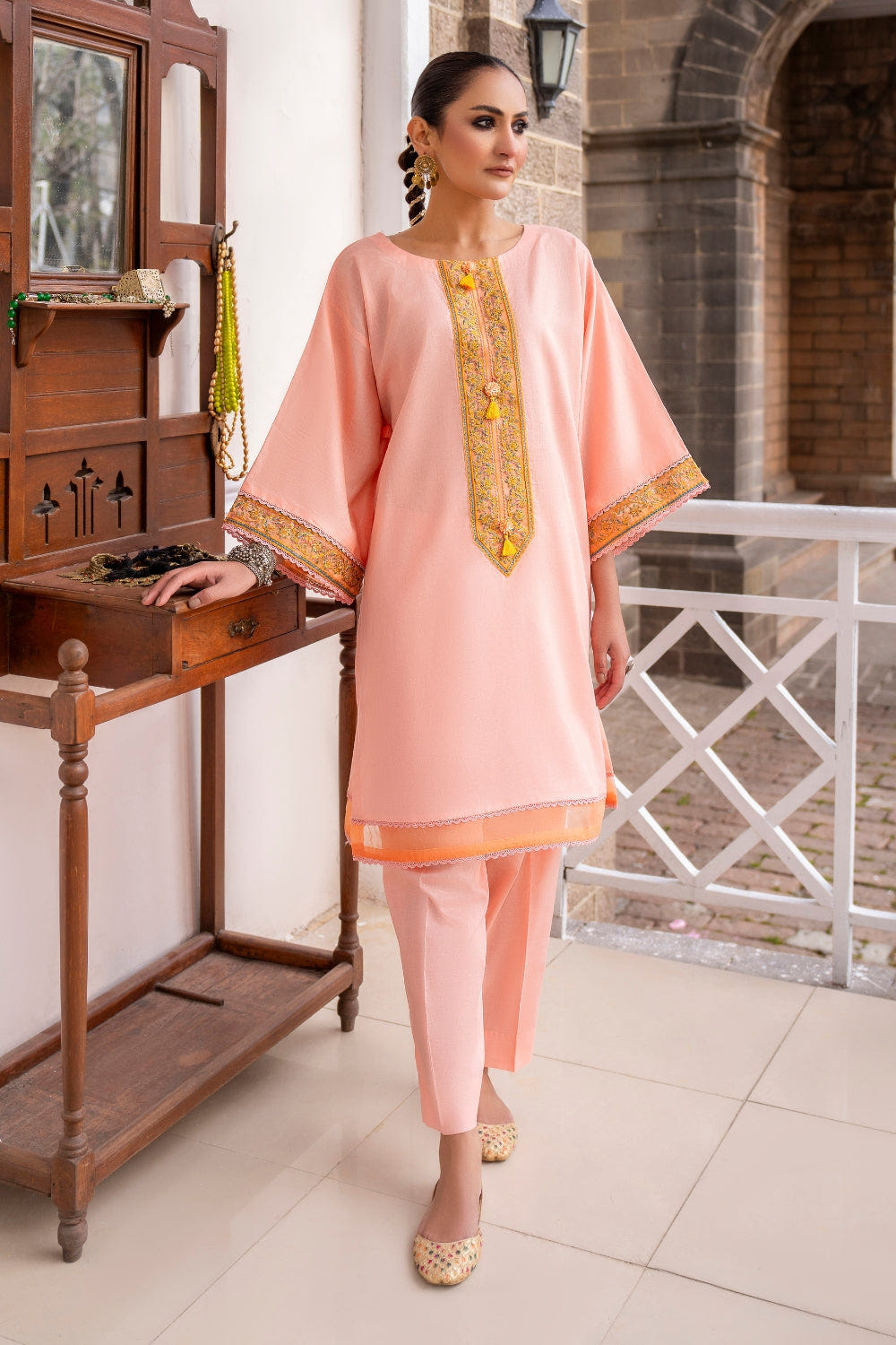 Ittehad | Embroidered Lawn | I-25 -  Ittehad Luxury - Original Designer Dress - House of Maryam