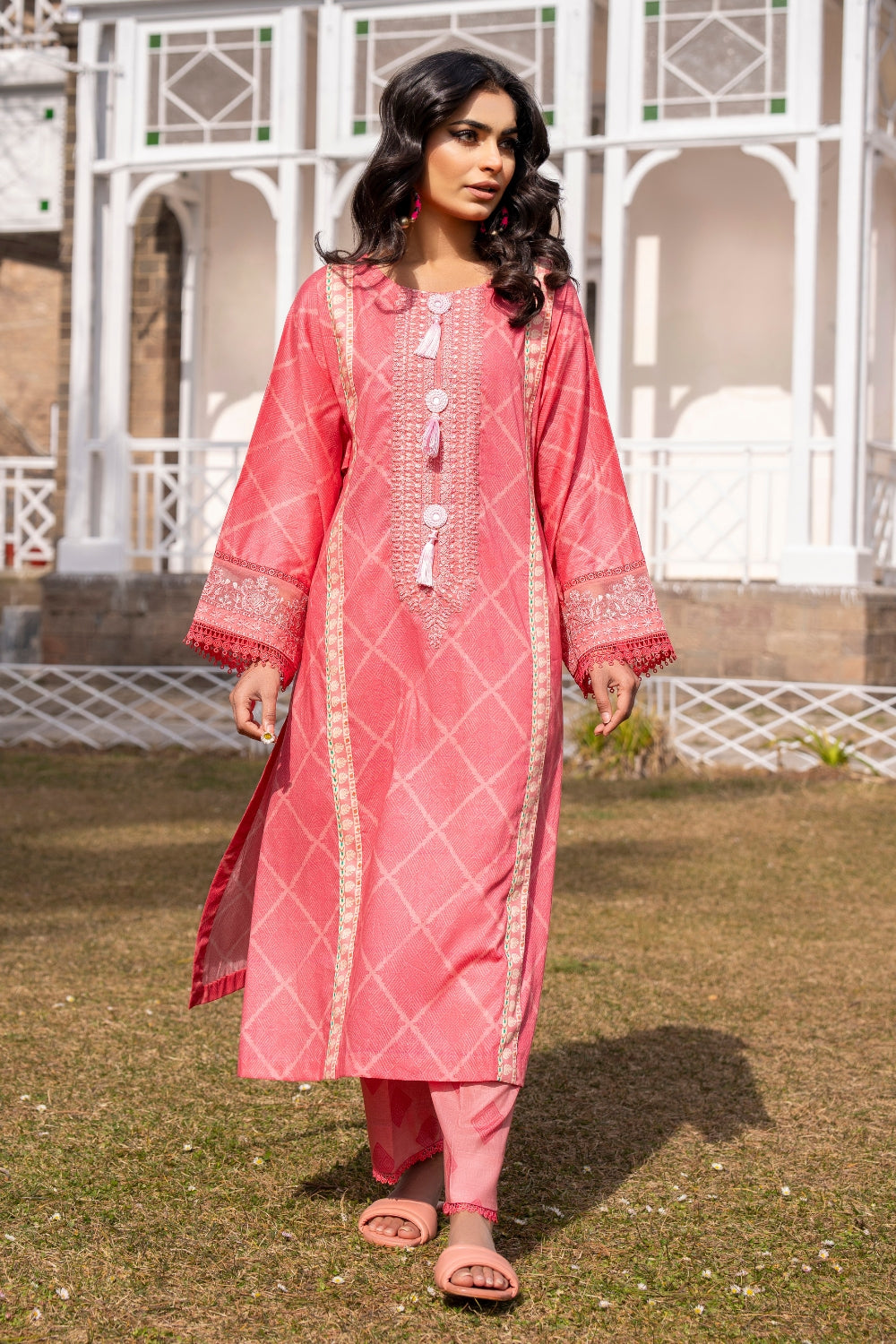 Ittehad | Embroidered Lawn | I-34 by Ittehad - House of Maryam