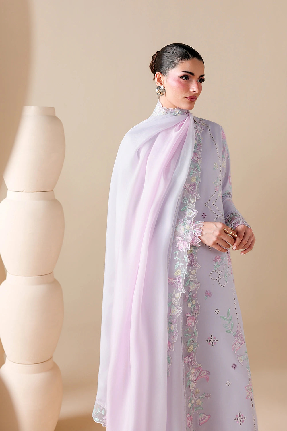 Azure | Luxury Lawn 26 | Lily Meadow, image 2