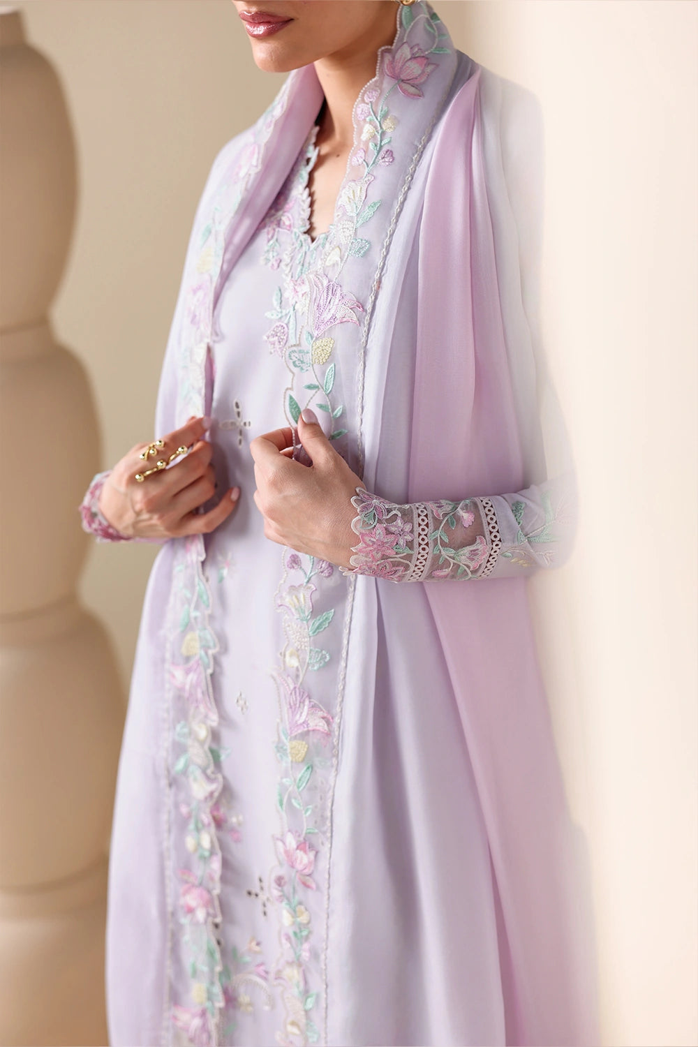 Azure | Luxury Lawn 26 | Lily Meadow, image 4