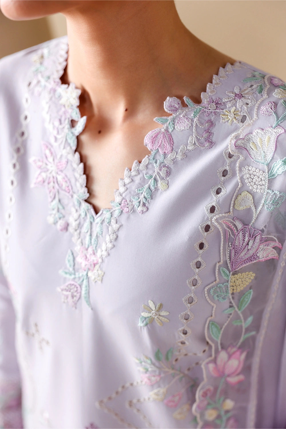 Azure | Luxury Lawn 26 | Lily Meadow, image 3