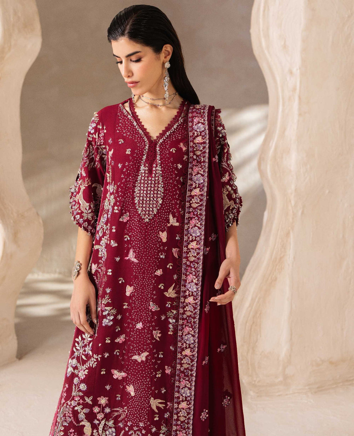 Republic Womenswear | Luxury Formal 26 | Crimson, image 3