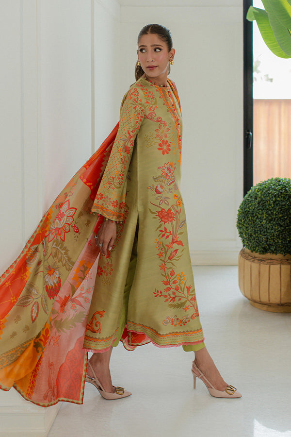 Mina Hassan | Signature Prints | Pistachio Dreams -  Mina Hassan Ladies Clothes - Original Designer Dress - House of Maryam