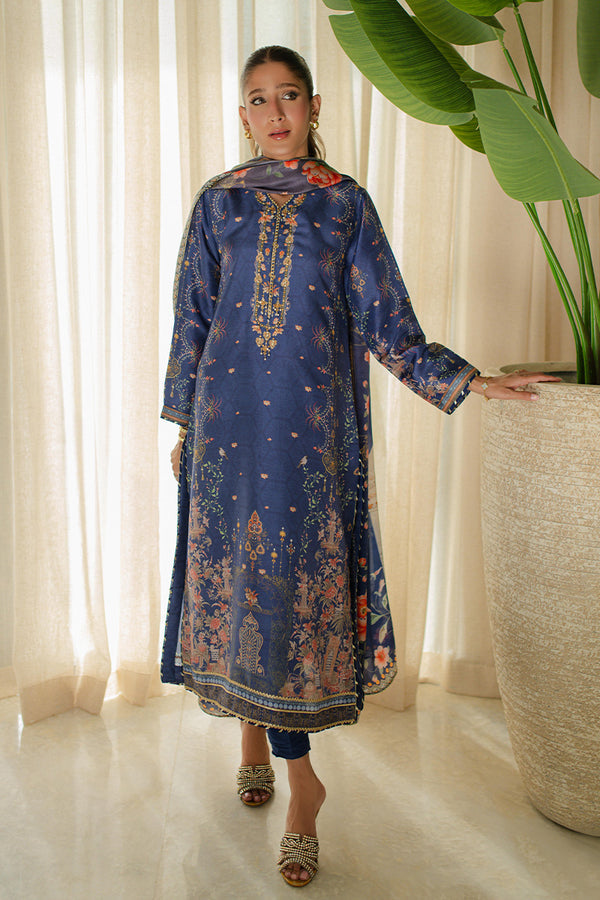 Mina Hassan | Signature Prints | Summer Night Views -  Mina Hassan Ladies Clothes - Original Designer Dress - House of Maryam