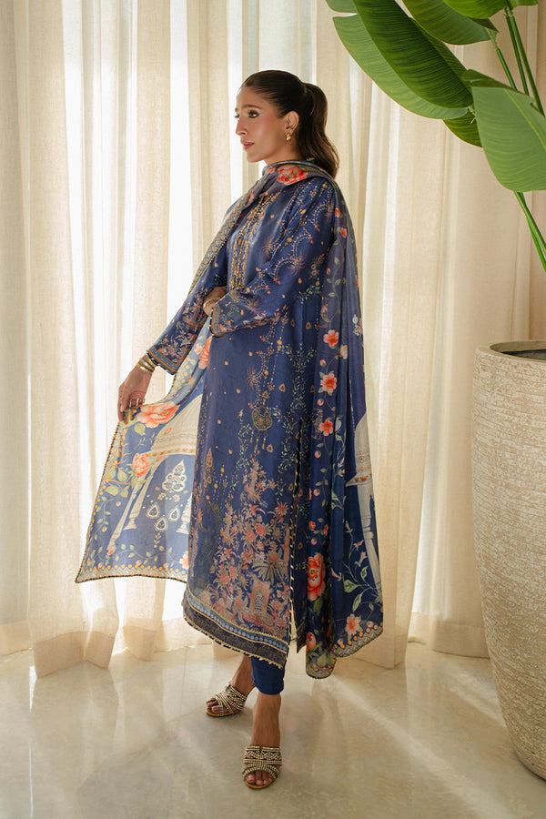 Mina Hassan | Signature Prints | Summer Night Views -  Mina Hassan Ladies Clothes - Original Designer Dress - House of Maryam