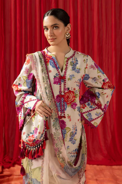Alizeh | Sheen Lawn Prints 24 | LUNA ROSE -  Alizeh Luxury - Original Designer Dress - House of Maryam