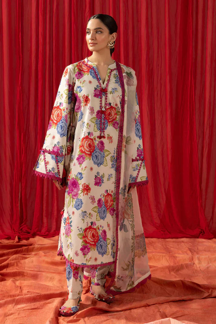 Alizeh | Sheen Lawn Prints 24 | LUNA ROSE -  Alizeh Luxury - Original Designer Dress - House of Maryam