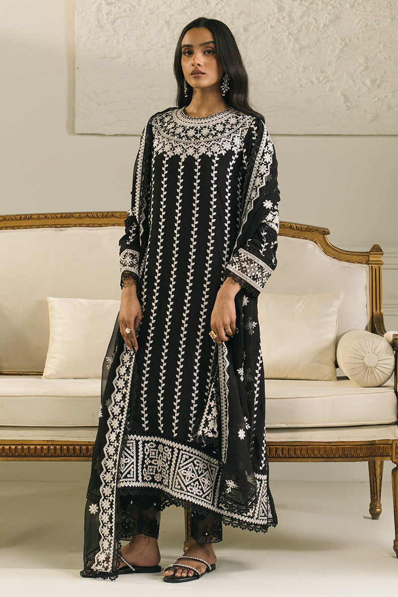 Cross Stitch | Luxury Pret | Midnight Star-2 PC (Shirt & Dupatta), image 2
