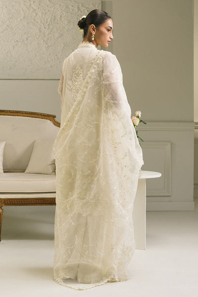 Cross Stitch | Luxury Pret | Ivory Bloom-3 PC (Shirt, Dupatta & Trouser)