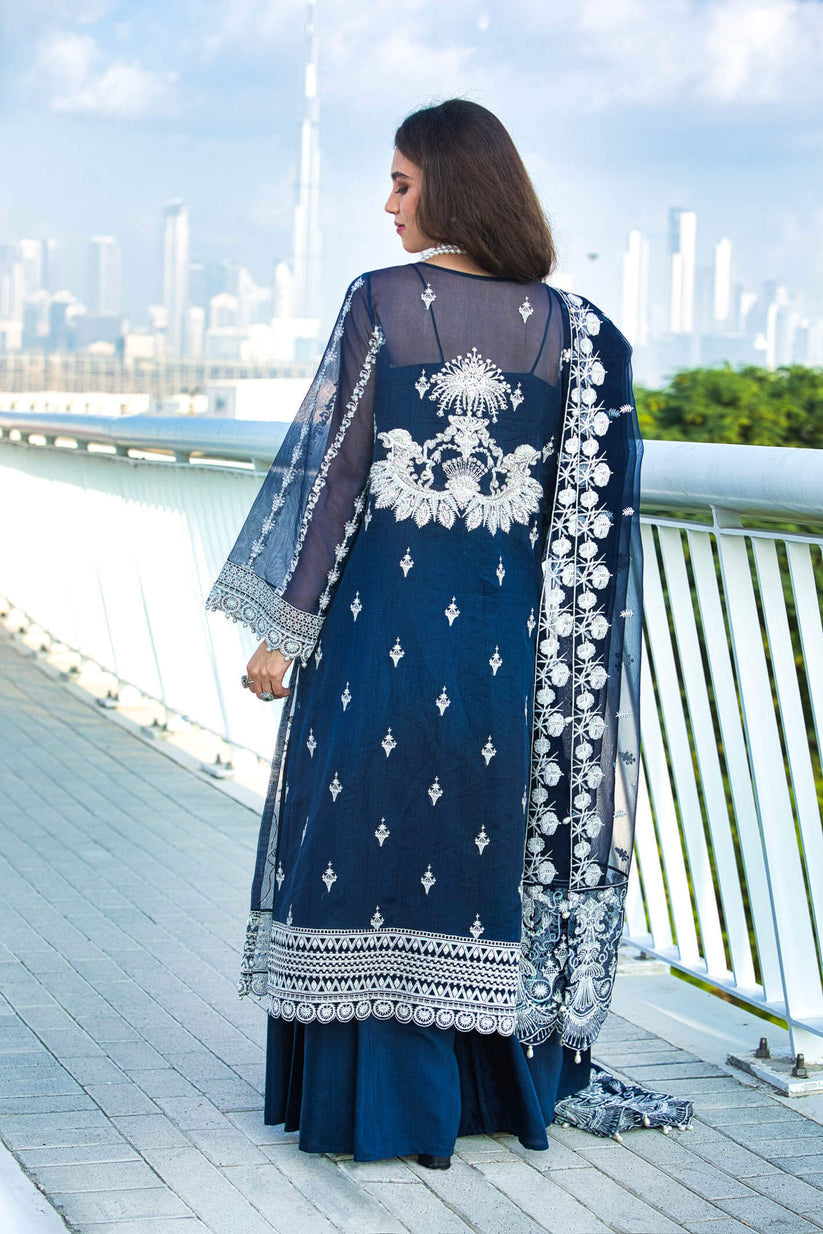 Kara | Kamdani Festive Collection | Lapis Dream -  Kara Ladies Clothes - Original Designer Dress - House of Maryam